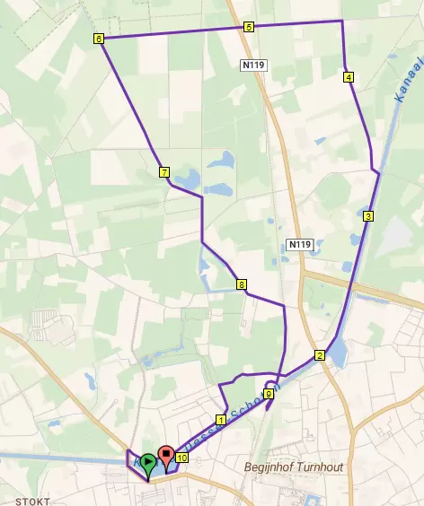 Taxantria parcours 11 km