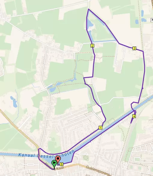 Taxantria parcours 5 km